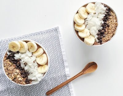 Nanopro Chocolate Banana Smoothie Bowl