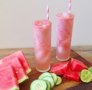 Hydrating Watermelon Cucumber-Lime Tonic