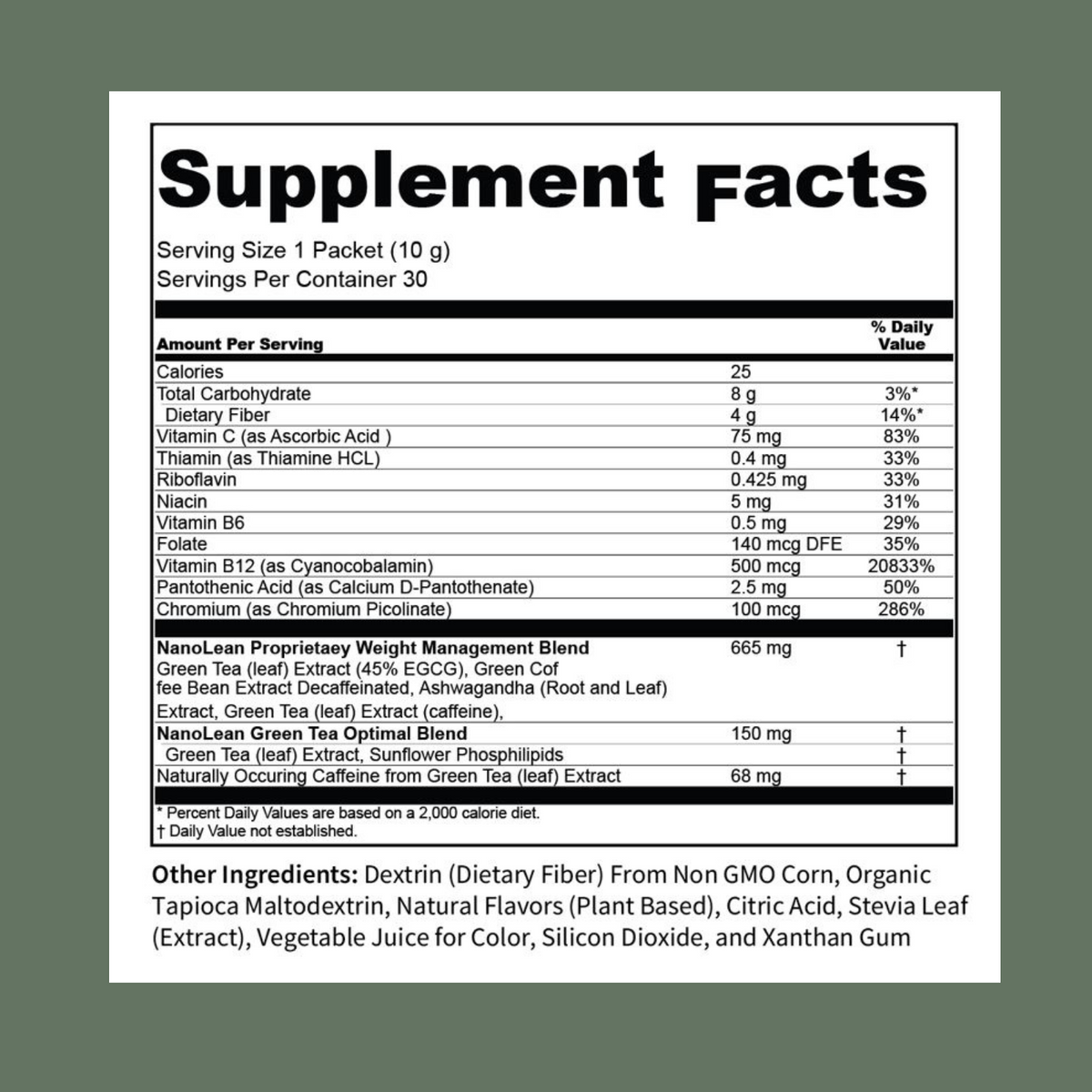 nanolean: natural berry biopharmasci