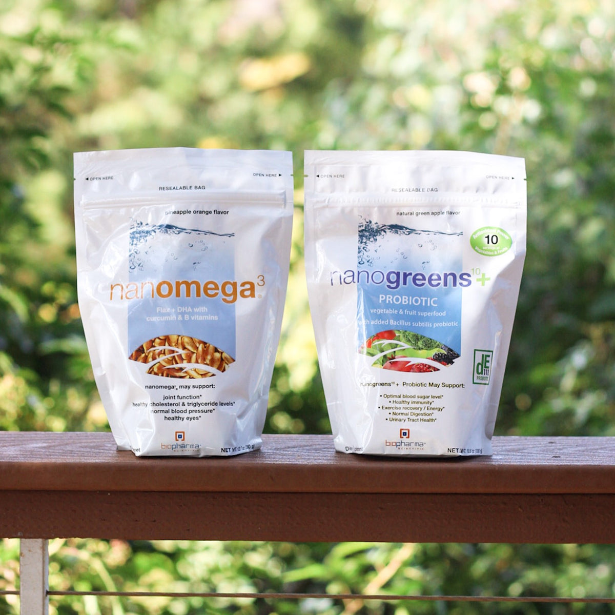 nanogreens+ probiotic: green apple biopharmasci