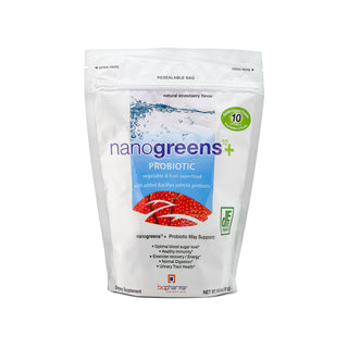 nanogreens+ probiotic: strawberry biopharmasci